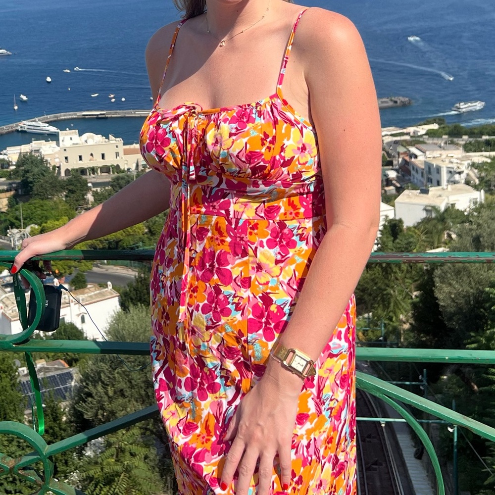 Vibrant Floral Sundress